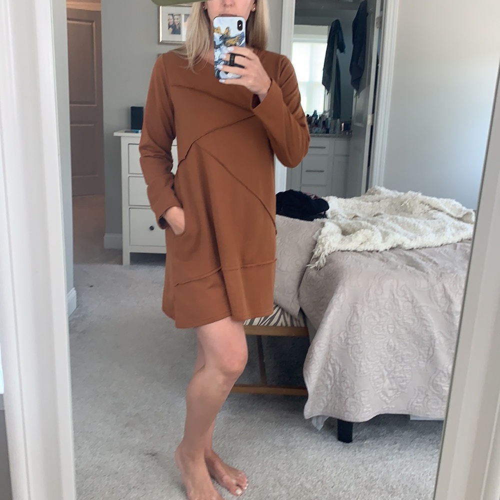 NWT Cotton fall dress with pockets